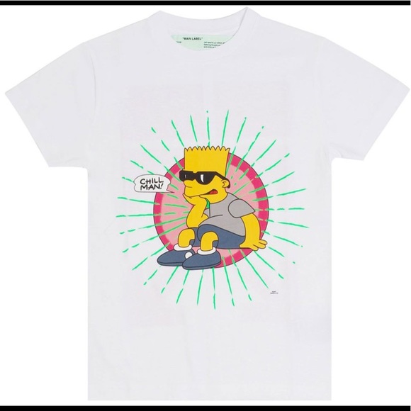off white x simpsons